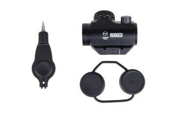 Red Dot Sight Theta Optics Rugged A1 Mini 1x21 Black - Image 2