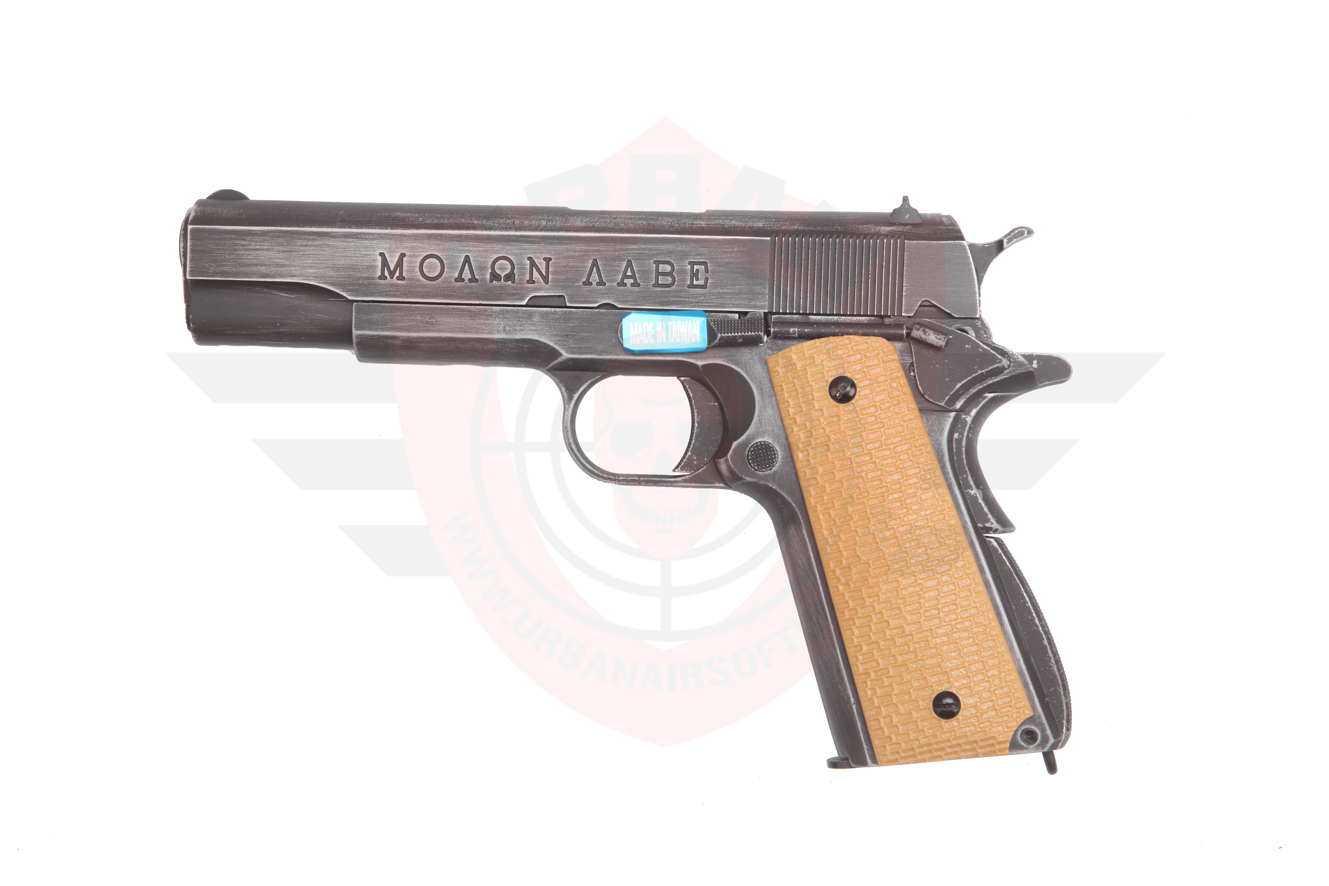 Armorer Works Custom Molon Labe 1911 Pistol product image