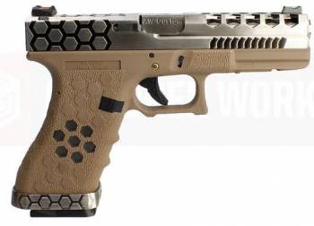 Armorer Works Custom Hex-Cut - Silver Slide - Image 2