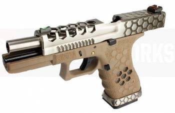 Armorer Works Custom Hex-Cut - Silver Slide - Image 3