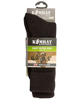 Kombat Cadet Socks – Black (Size: 4-7) product image