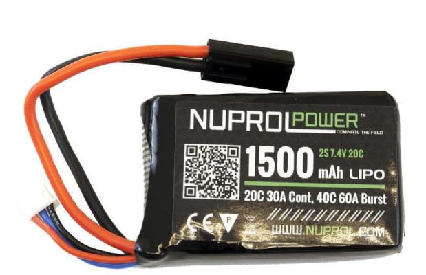 Nuprol 1500MAH 7.4V 20C PEQ Micro lipo product image