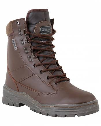 Patrol Boots - All Leather (Brown)