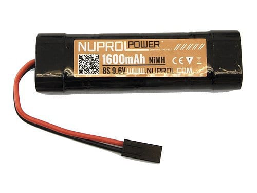 Nuprol 1600MAH 9.6V NIMH Small Type product image