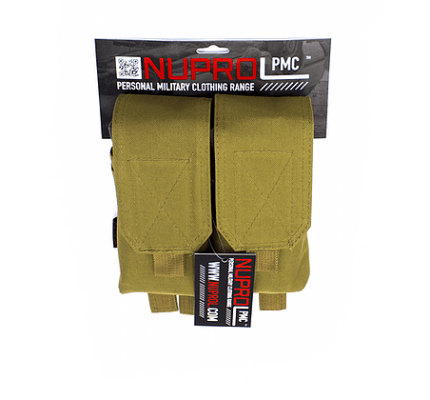 NP PMC M4 DOUBLE FLAP LID MAG POUCH – TAN product image