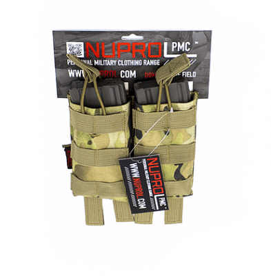 NP PMC M4 Double Open Mag Pouch – NP Camo product image