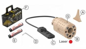 Laser Led XG110DE - Red Laser