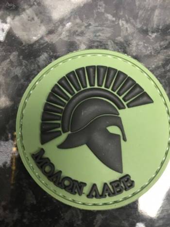 CCCP Molon Labe PVC Velcro Patch