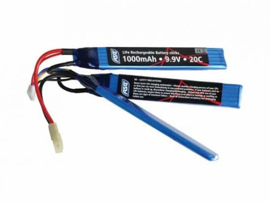 ASG 9.9V LIFE Battery 1000mAh Sticks product image