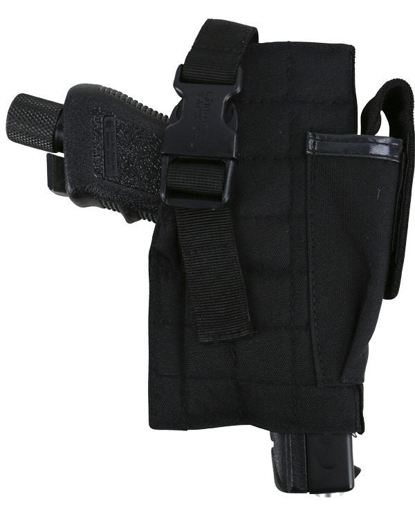 Kombat Molle Gun Holster with Mag Pouch Black product image