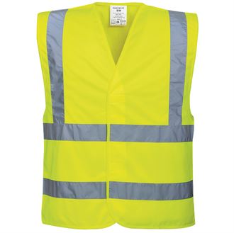 Portwest Two Band and Brace Hi-Vis Vest (Yellow) product image
