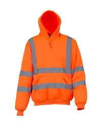 YOKO Hi-Vis Pull Over Hoodie (Orange) product image