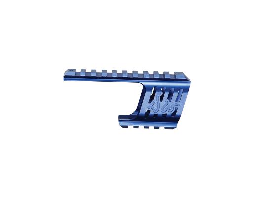 ASG Custom CNC Rail Mount for Dan Wesson 715 Blue product image