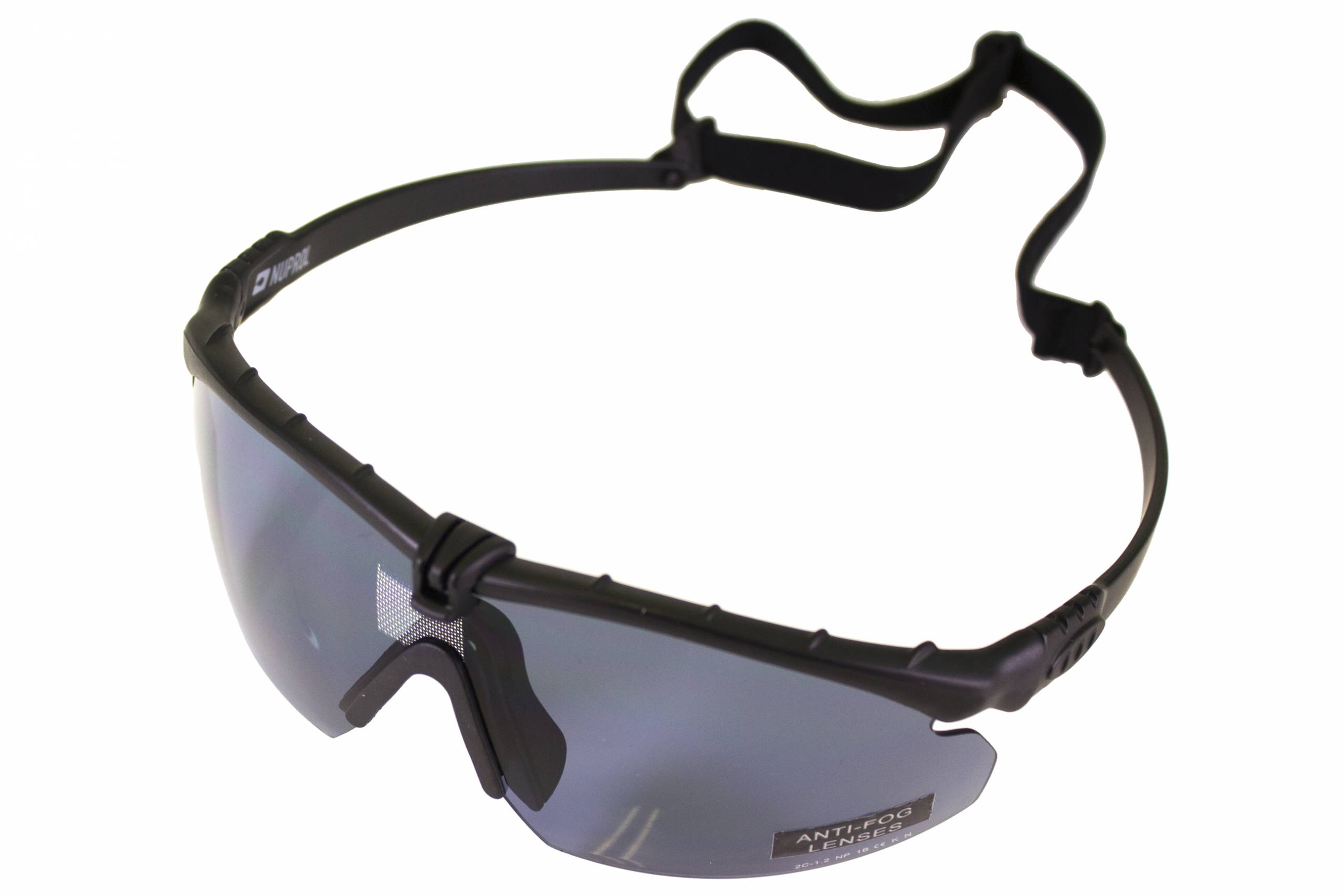 NUPROL BATTLE PRO’S – BLACK FRAME / SMOKED LENSE W/INSERT product image