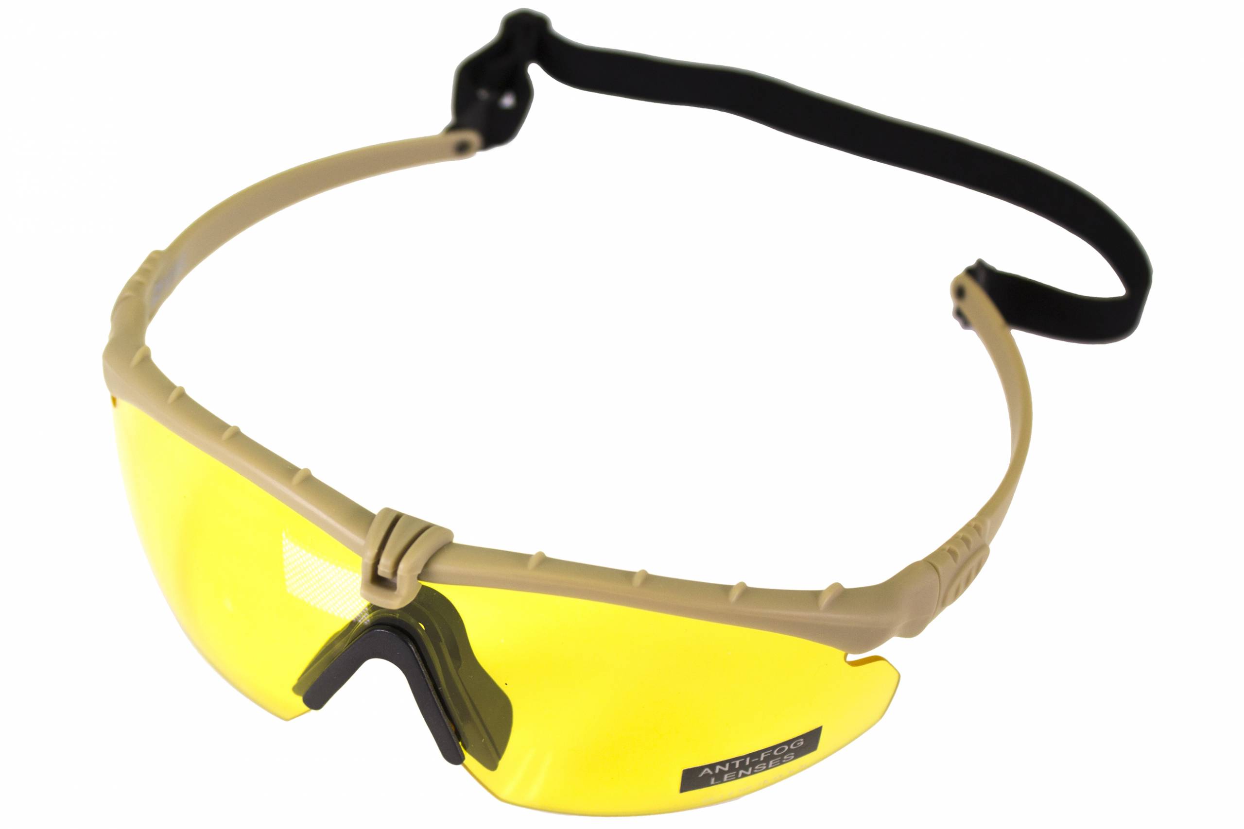 NUPROL BATTLE PRO’S – TAN FRAME / YELLOW LENSE W/INSERT product image