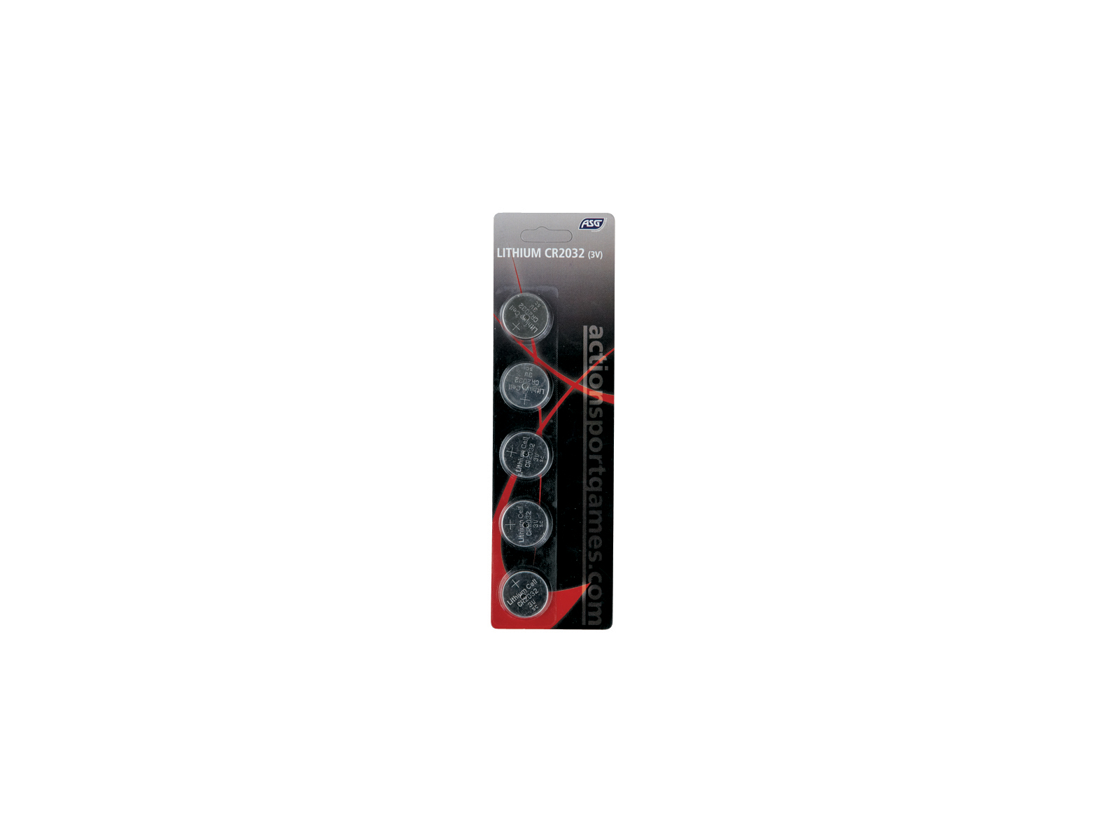 ASG 3V Lithium Battery, CR2032, 5 pcs product image