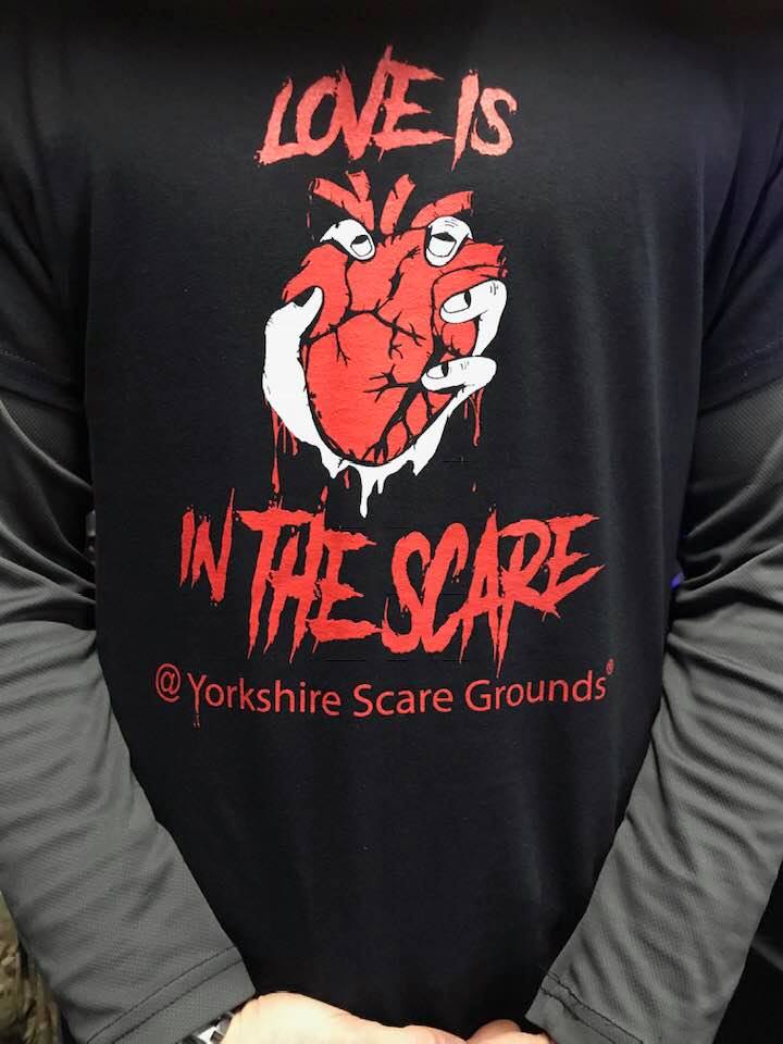LOVE IS THE SCARE T SHIRTS product image