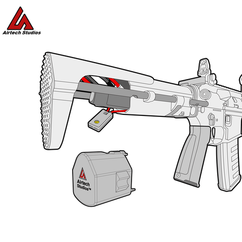 Airtech Studios KWA Ronin TK45 PDW – Tanker Battery Extension product image