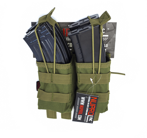 NUPROL PMC AK Double Open Mag Pouch – Green product image