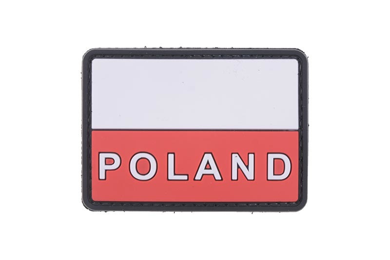 Polish Flag with “Poland” Text – 3D Patch product image