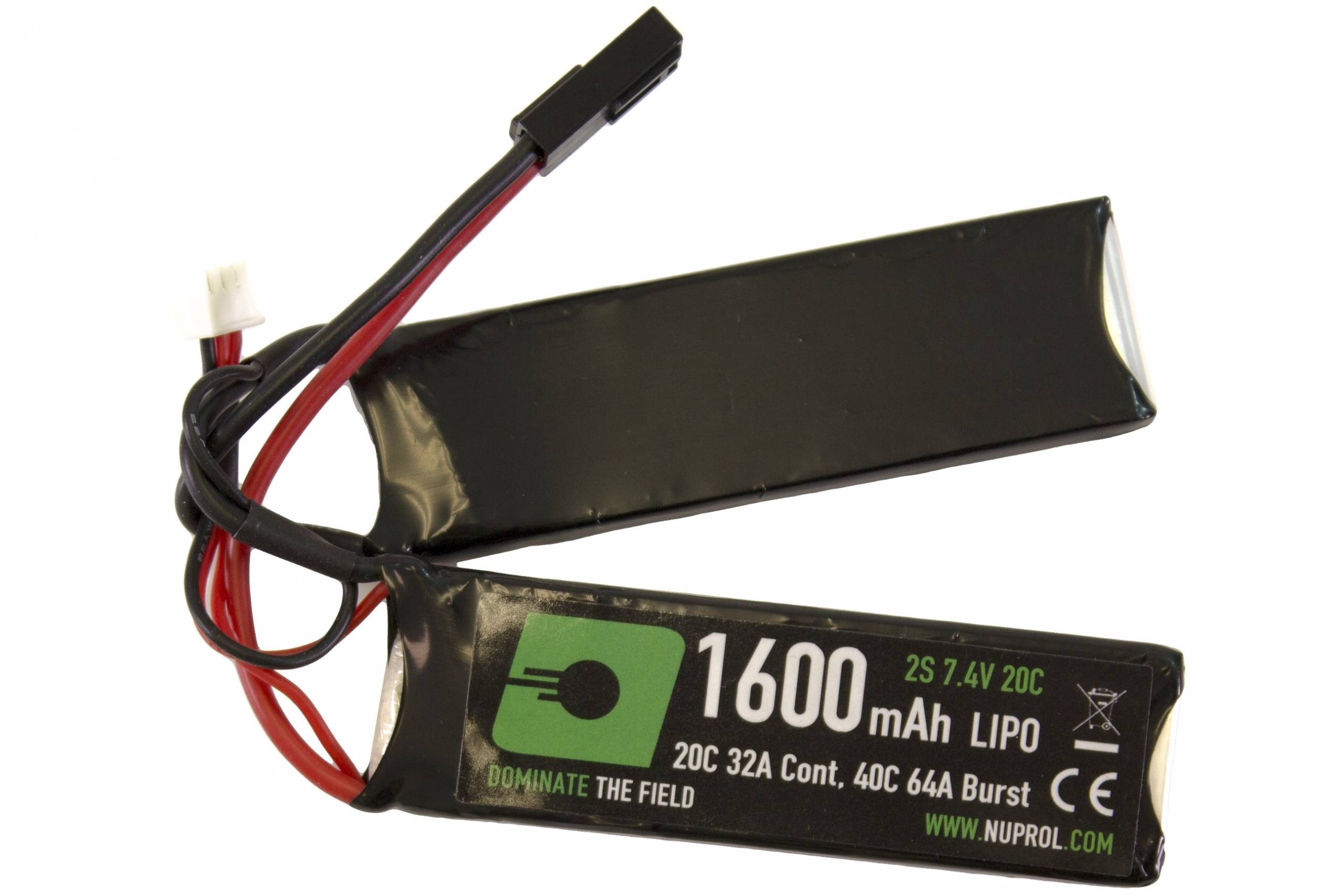 NUPROL POWER 1600MAH 7.4V LIPO NUN-CHUCK product image