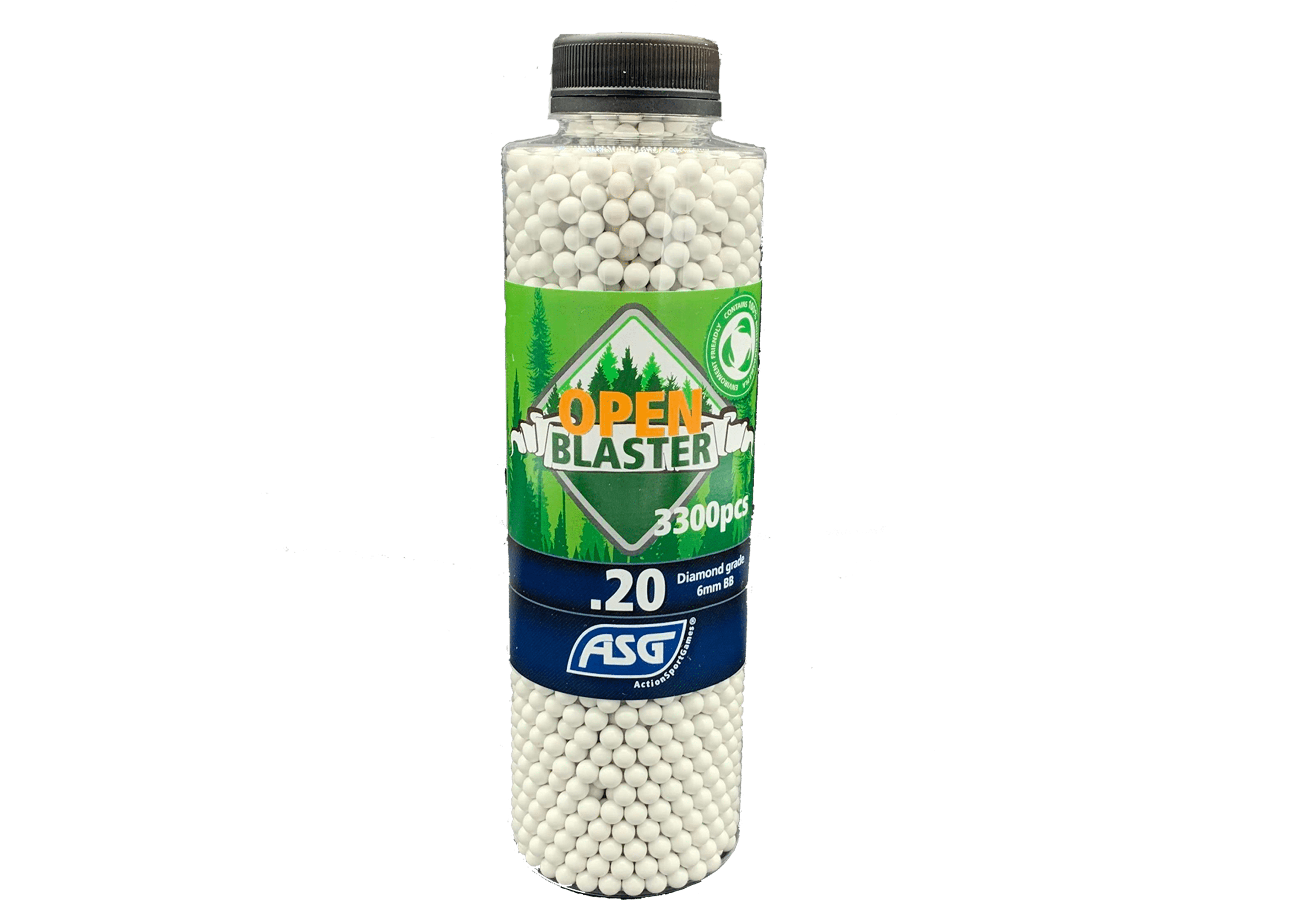 Open Blaster 0.20g Airsoft BB -3300 pcs. in bottle