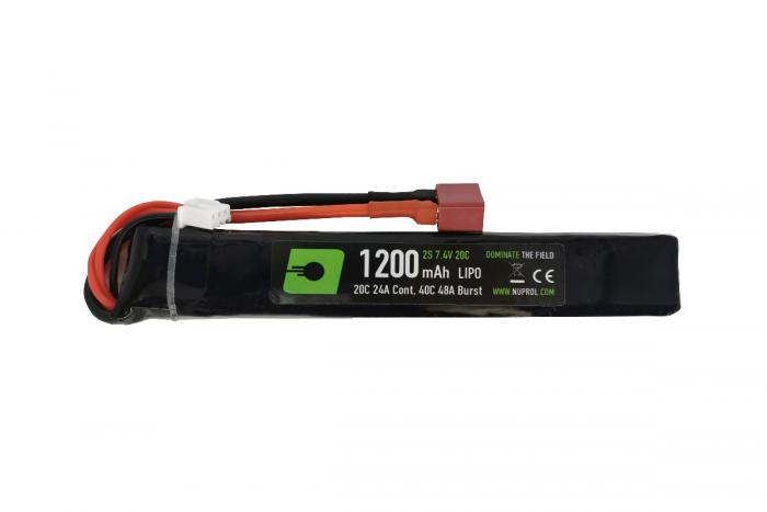 NUPROL POWER 1200MAH LIPO 7.4 V 20C STICK - DEANS