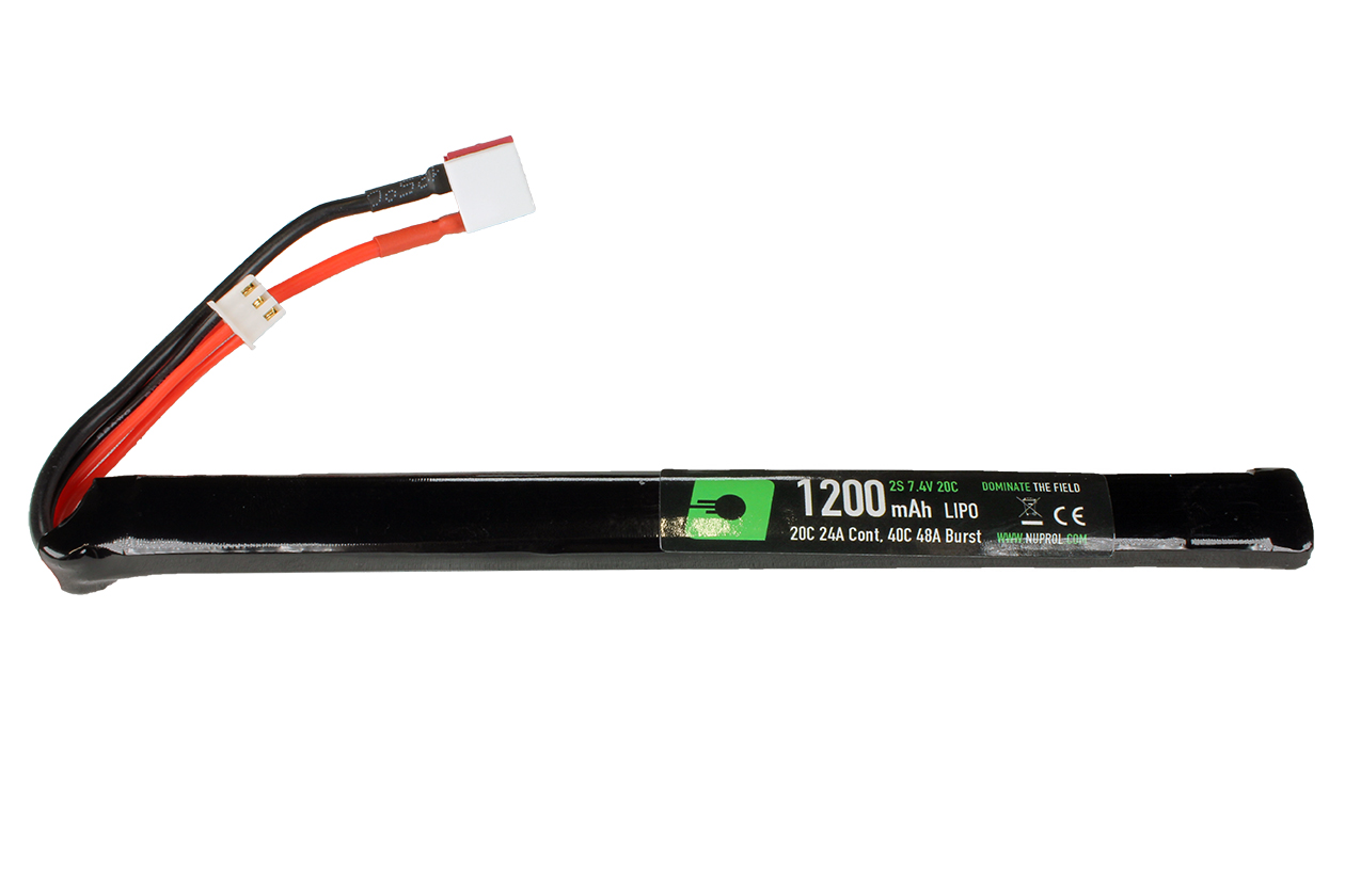 NUPROL  POWER 1200MAH LIPO 7.4V 20C SLIM STICK – DEANS product image