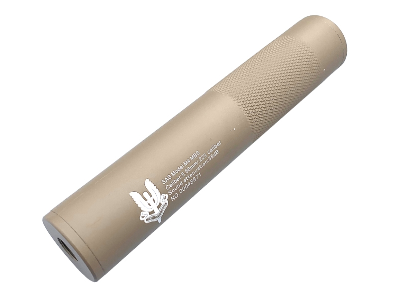 CCCP SAS M4 Silencer (Full Metal – 190mm in Length – Tan) product image
