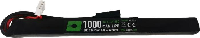 NURPOL 1000MAH 11.1V LIPO SUPER SLIM STICK (AK) product image