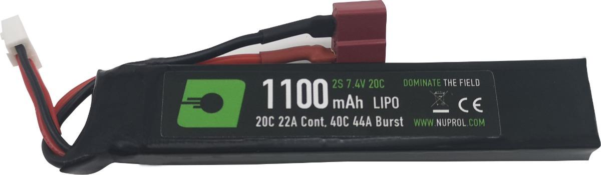POWER 1100MAH LIPO 7.4V 20C STICK – DEANS product image