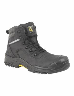 Black Crazyhorse Leather SAFETY Boots product image