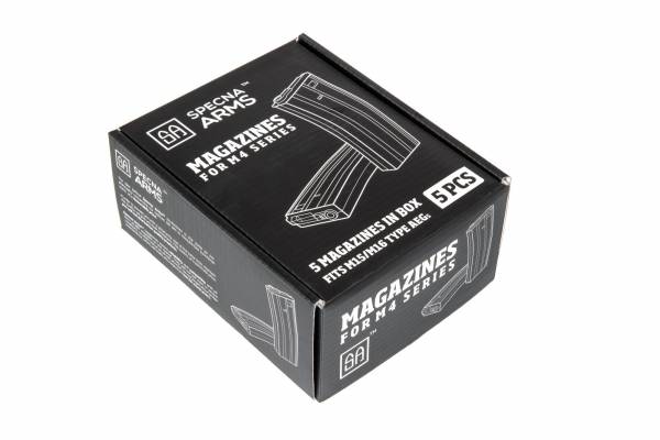 SPECNA ARMS 70RD MAGAZINE SET FOR M4/M16 BLACK product image