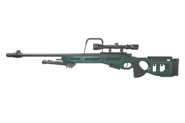 Specna Arms SV-98 CORE™ sniper rifle replica with bipod and scope – russian green product image