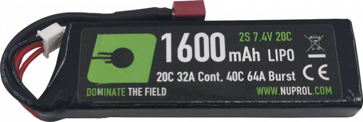 1600MAH LIPO 7.4V 20C STICK DEANS (23) product image