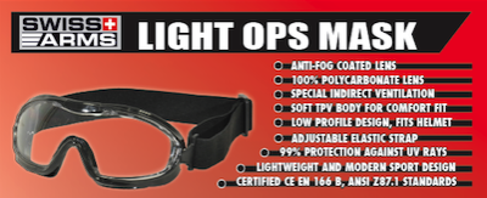 Mask SWISS ARMS light OPS / C144-12 - Image 2