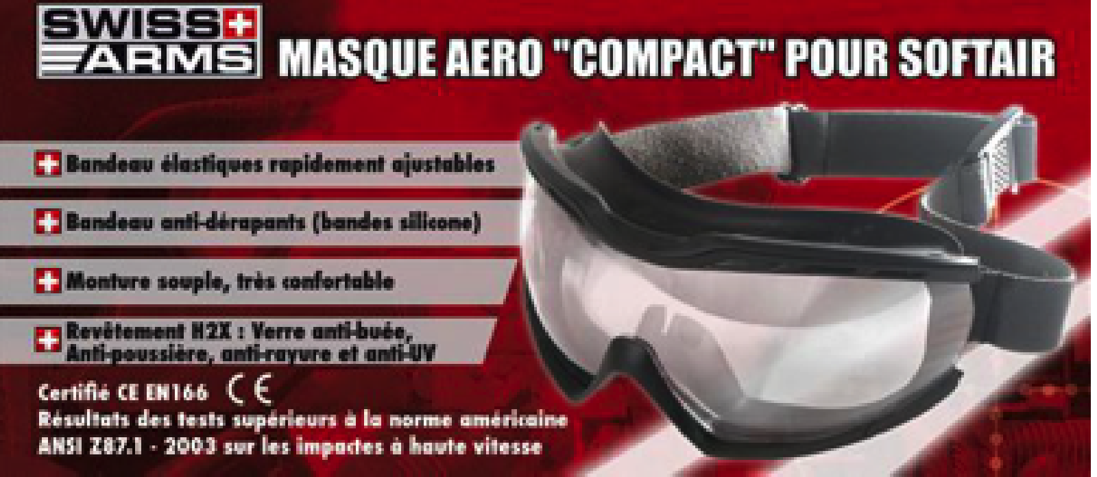 SWISS ARMS goggles" "AERO" "Compact / C72" - Image 2
