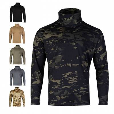 Tactical Roll Neck Top V-Cam Black product image