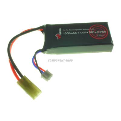 7.4V 1300MAH 30/60C LIPO (DEANS) product image