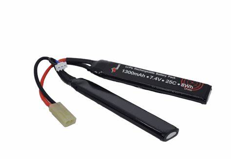 7.4V 1300MAH 25C/50C CRANESTOCK LIPO MINI TAMIYA product image