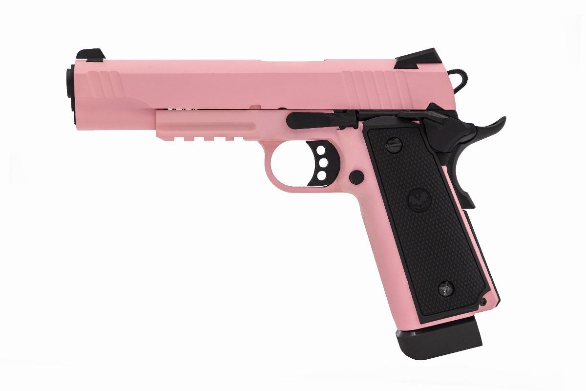 RAVEN HI-CAPA R14 RAILED PINK