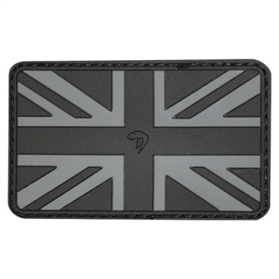 Union Flag Rubber Patches Black product image
