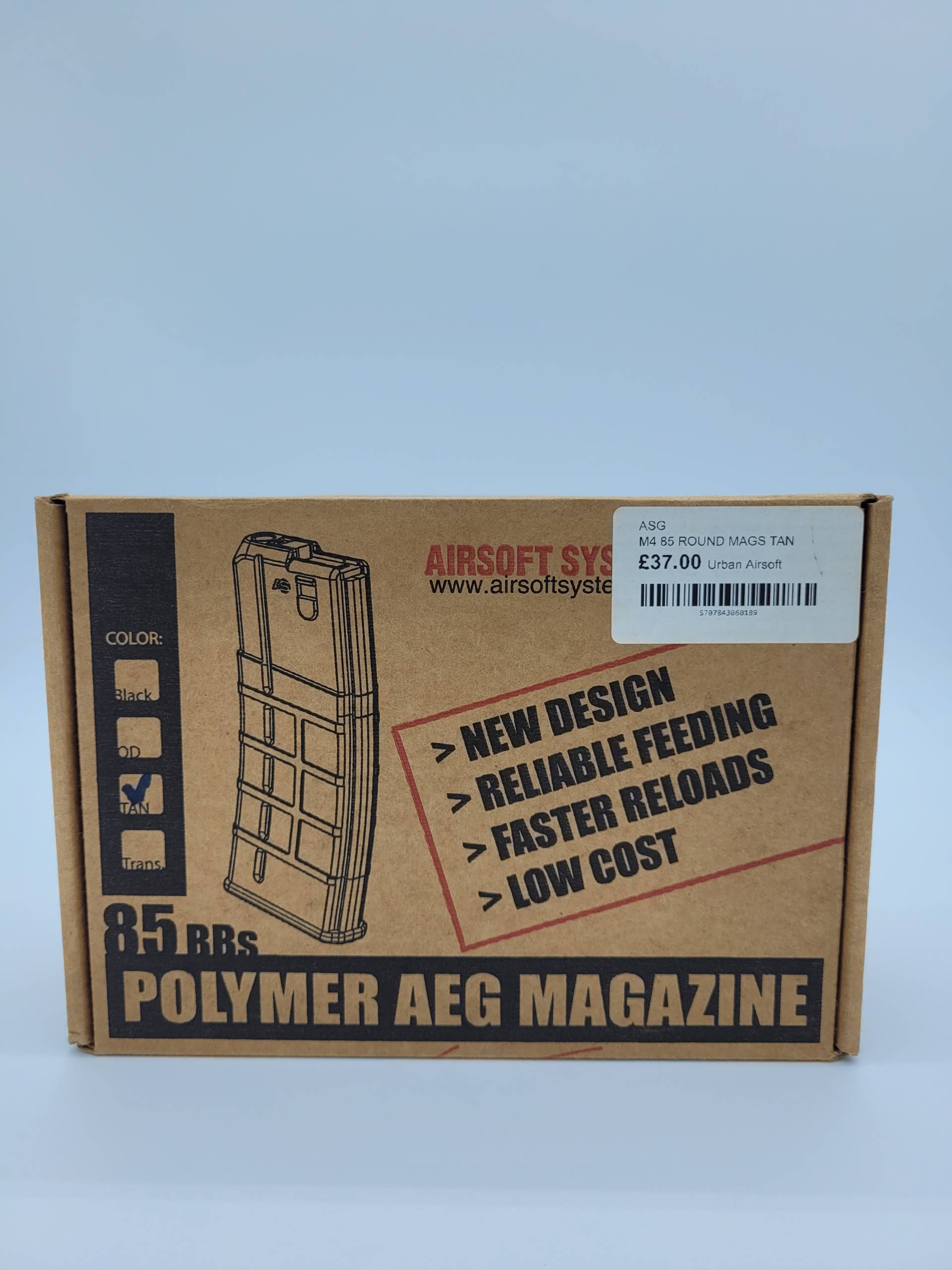 M4 85 ROUND MAGS TAN (Set of 5) - Image 2