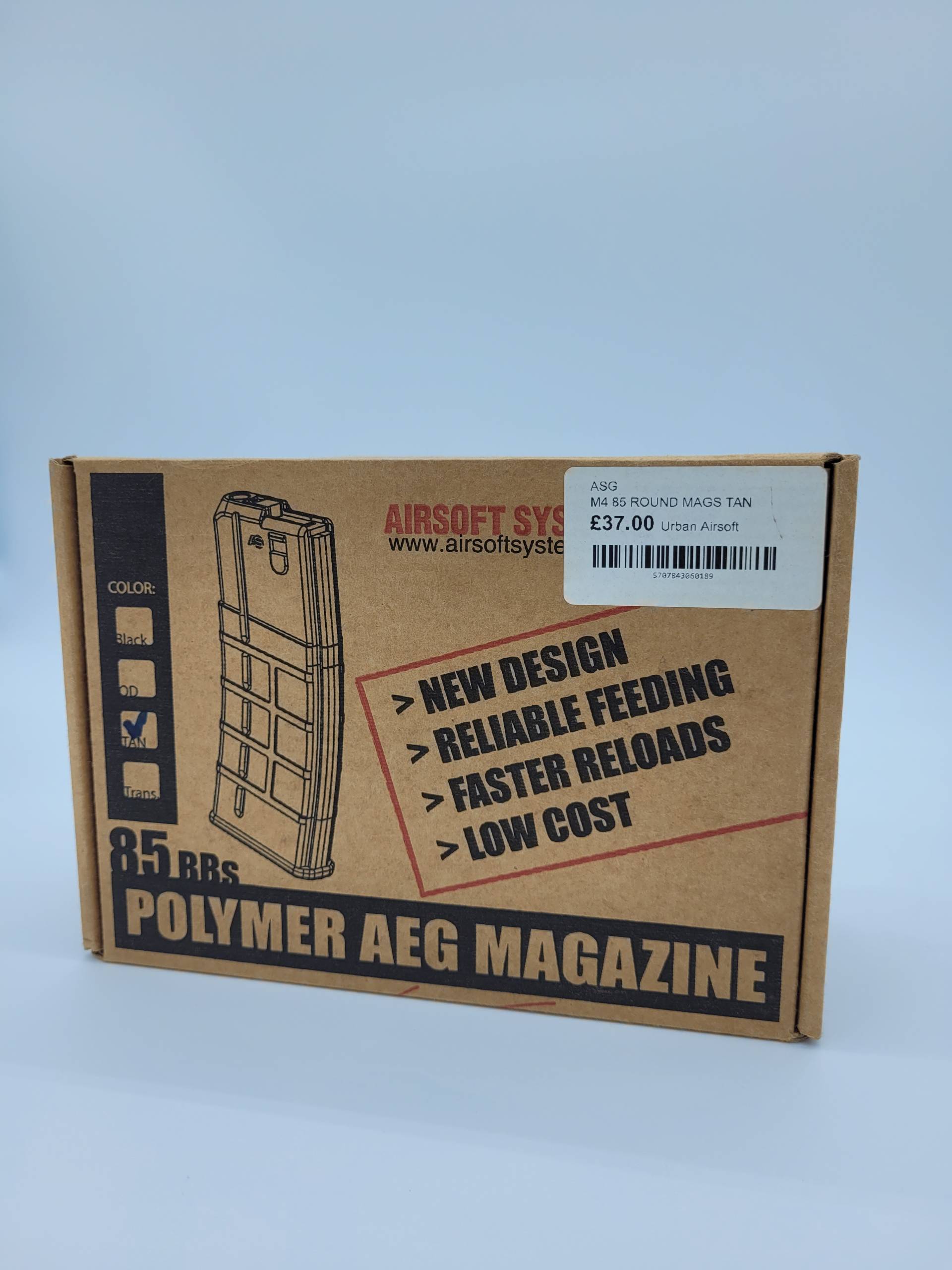 M4 85 ROUND MAGS TAN (Set of 5) - Image 4