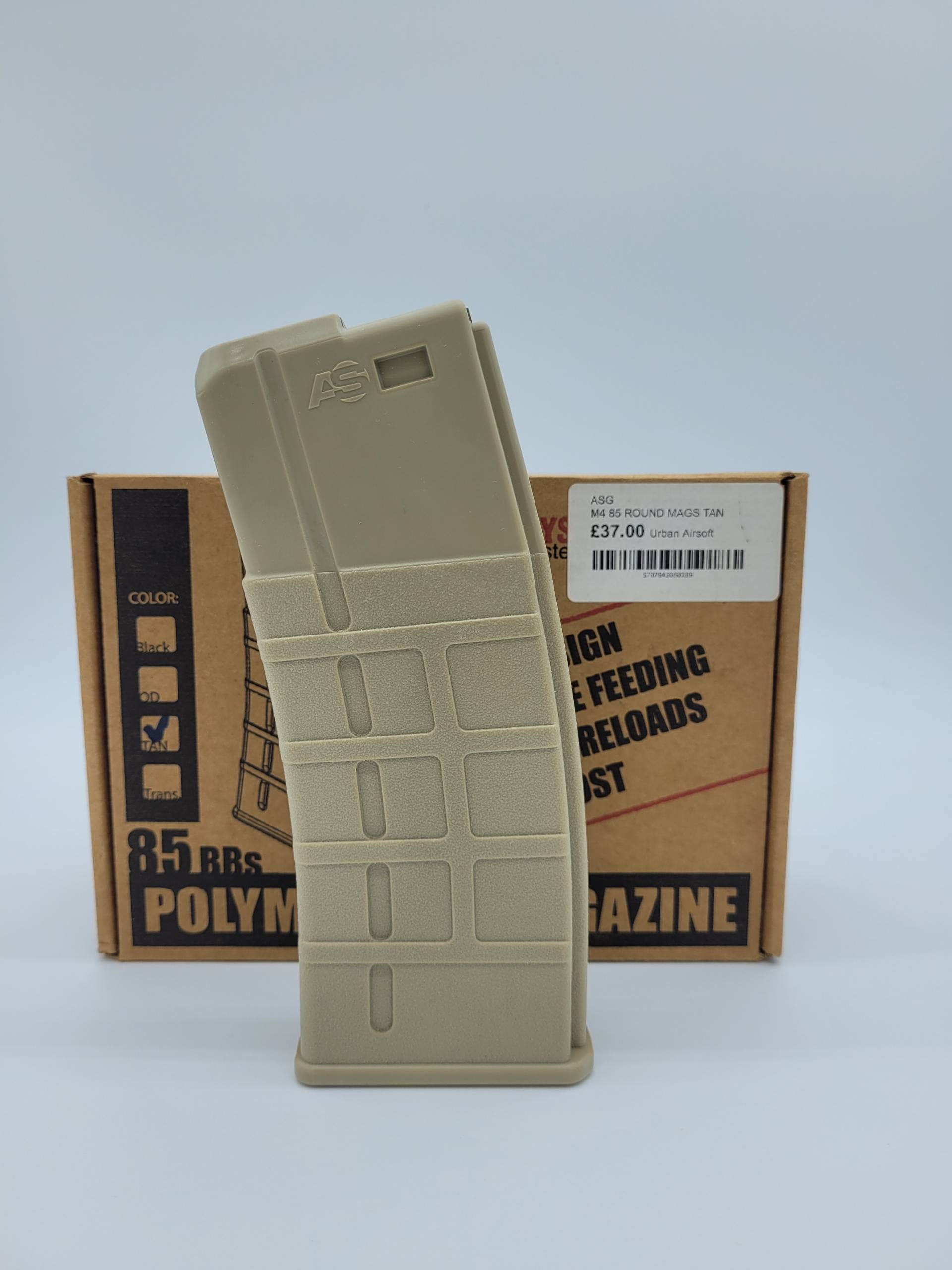 M4 85 ROUND MAGS TAN (Set of 5)