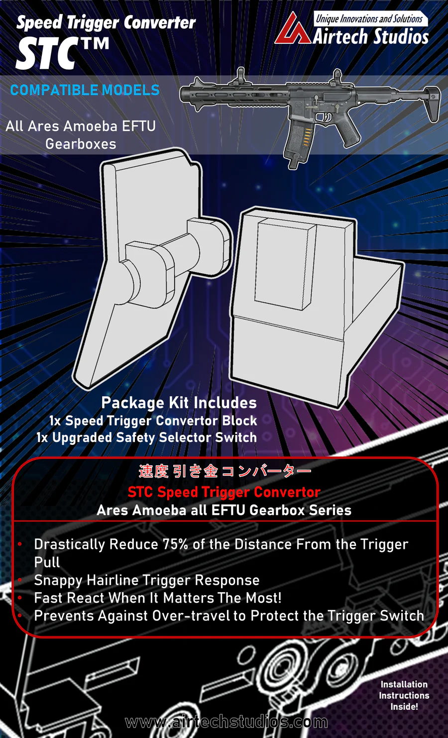 ARES & AMEOBA ALL EFTU MOSFET SERIES STC
