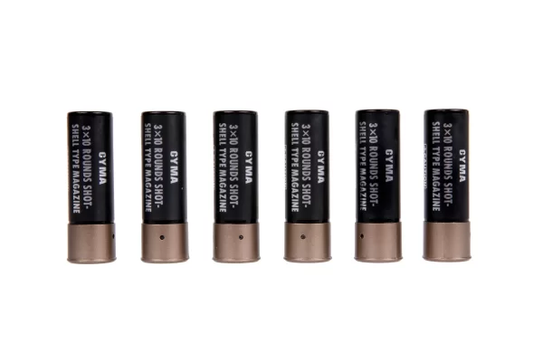 Set of 6 Shell Magazines for 30 BBs for M870 Replicas product image