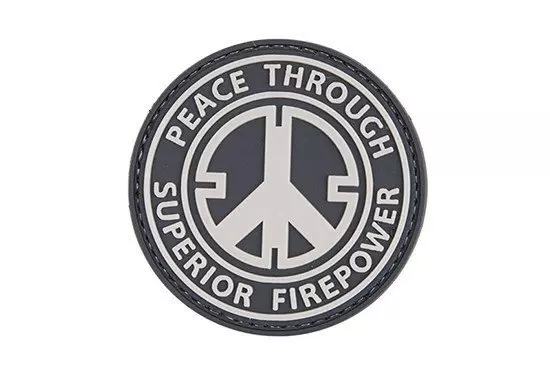 3D Patch – Peace Through Superior Firepower product image