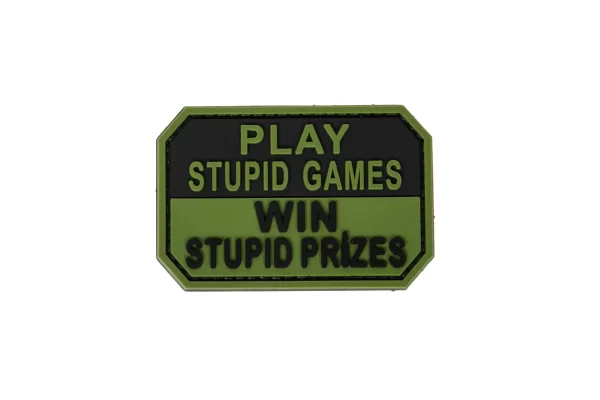 PVC Patch – Play Stupid product image