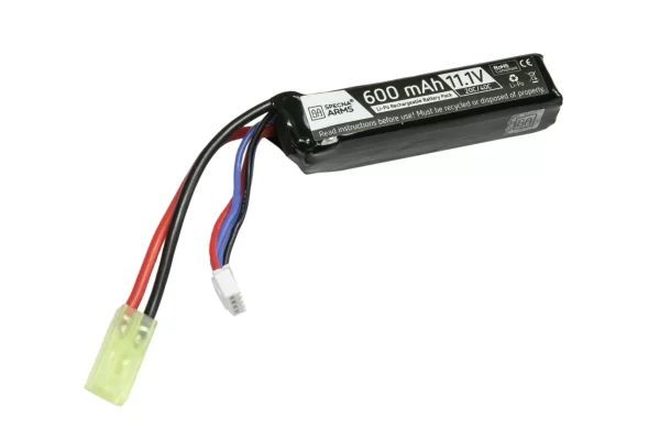LiPo 11,1V 600mAh 20/40C Battery for PDW – Tamiya mini(37) product image